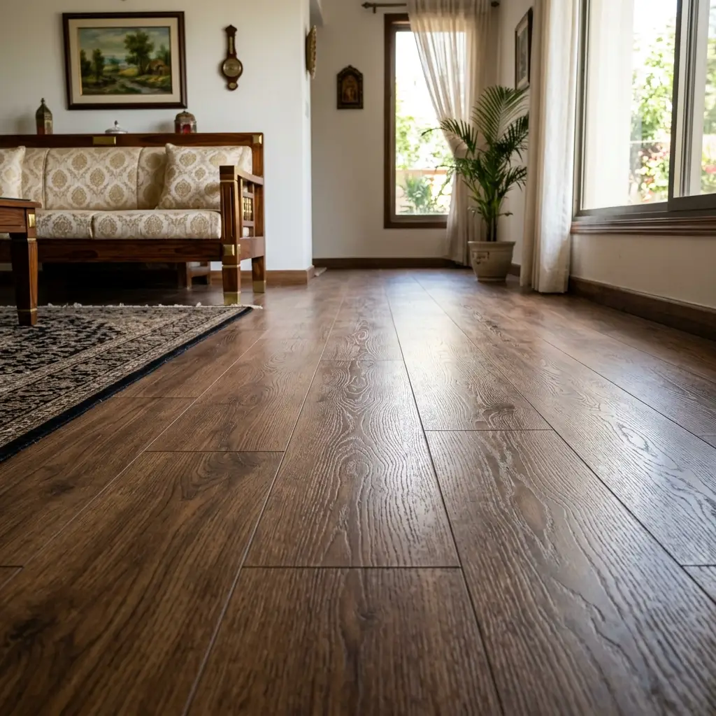 Vinyl flooring installation - Albarkat Interiors